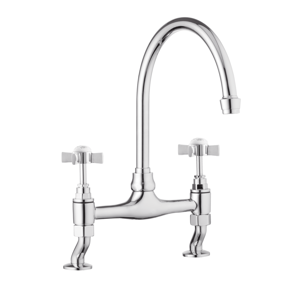 Traditional Kitchen Bridge Mixer Tap Cross Handles November Sale