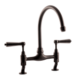 Traditional Kitchen Bridge Mixer Tap - Metal Levers - October Sale - Half Price !