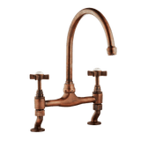 Traditional Kitchen Bridge Mixer Tap - Metal Levers - November Sale - Half Price !