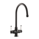 Victorain Kitchen Tap - Porcelain Levers